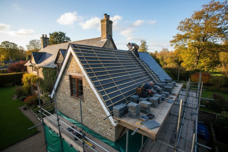 Slate Roof Construction